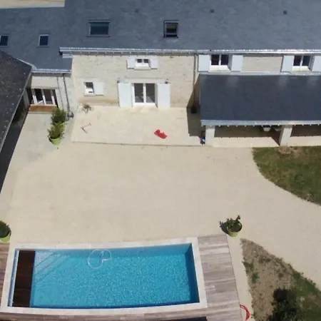 Superbe Longere Poitevine - Piscine Exterieure Chauffee Et Spa Jaccuzi Tatil Evi